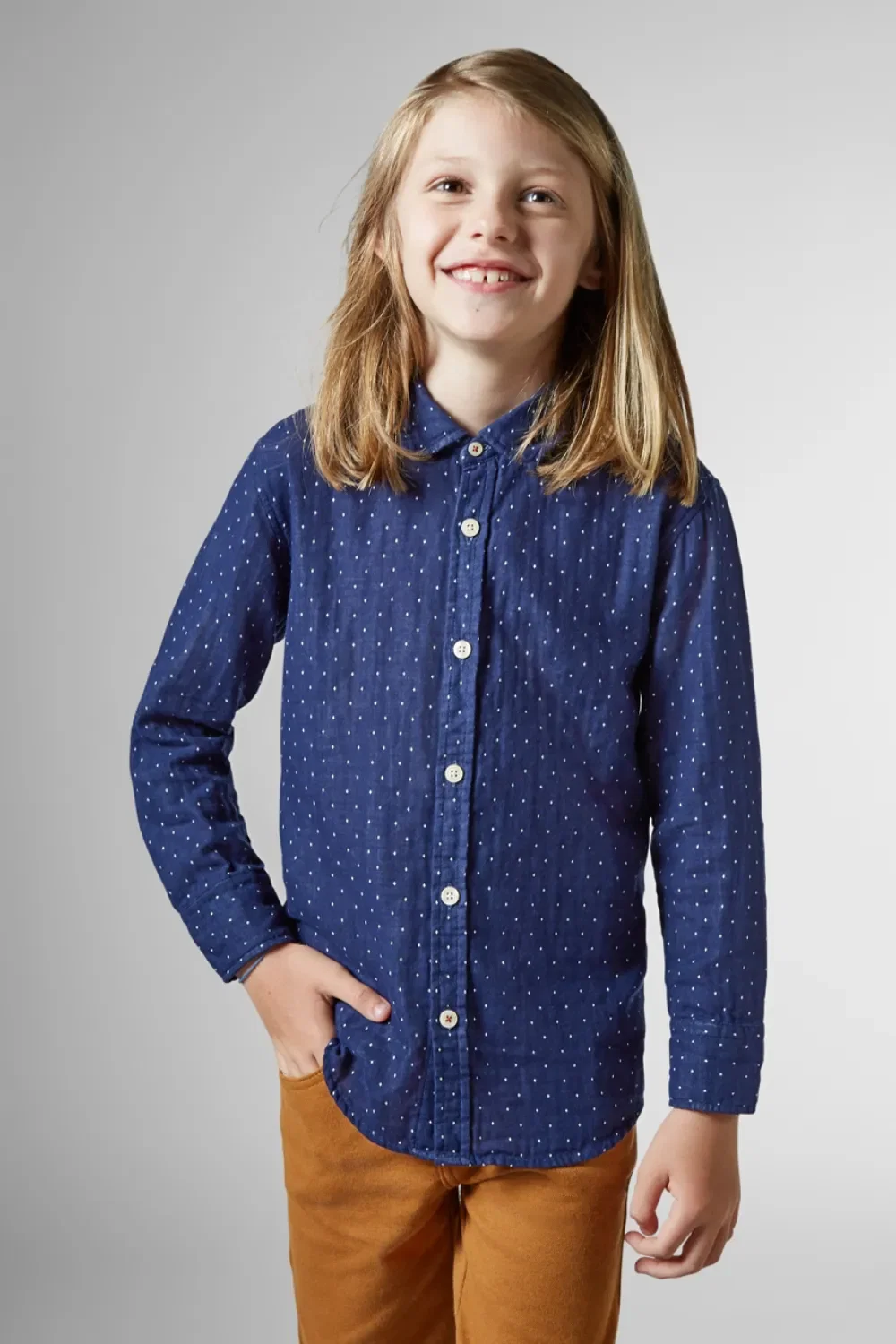 Camisa RESERVA MINI Pois Avesso — imagem 1