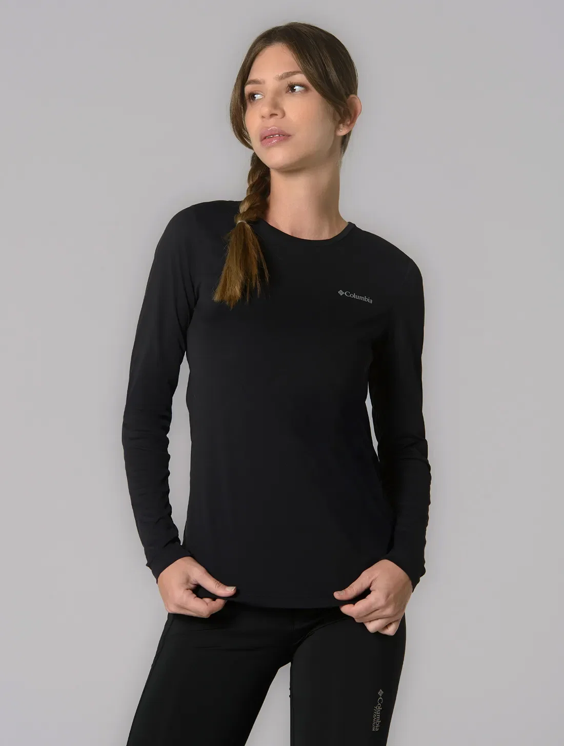 Camiseta Columbia Feminina M/L Neblina — imagem 1