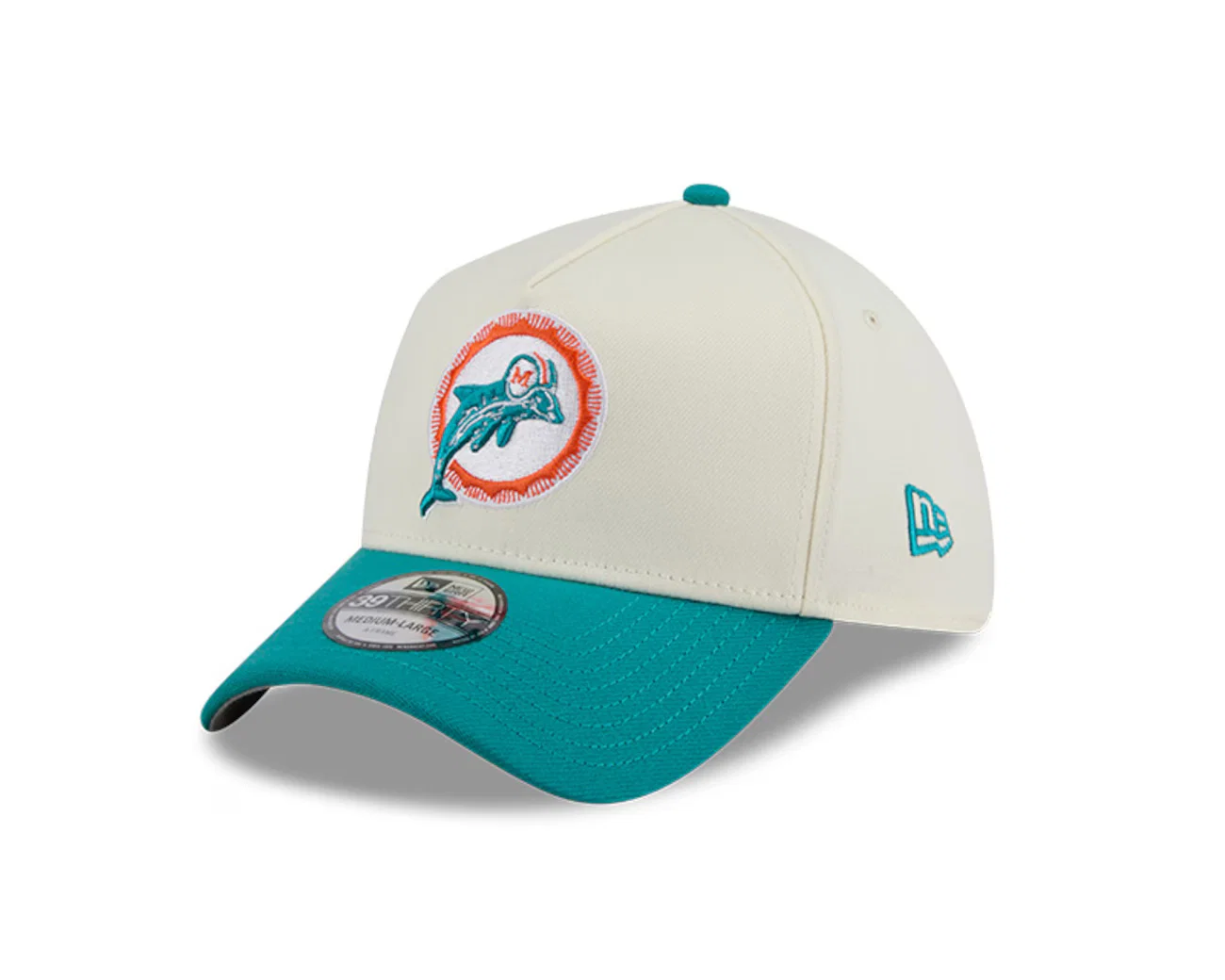 Boné Unissex New Era NFL 39THIRTY Miami Dolphins Aba Curva — imagem 1