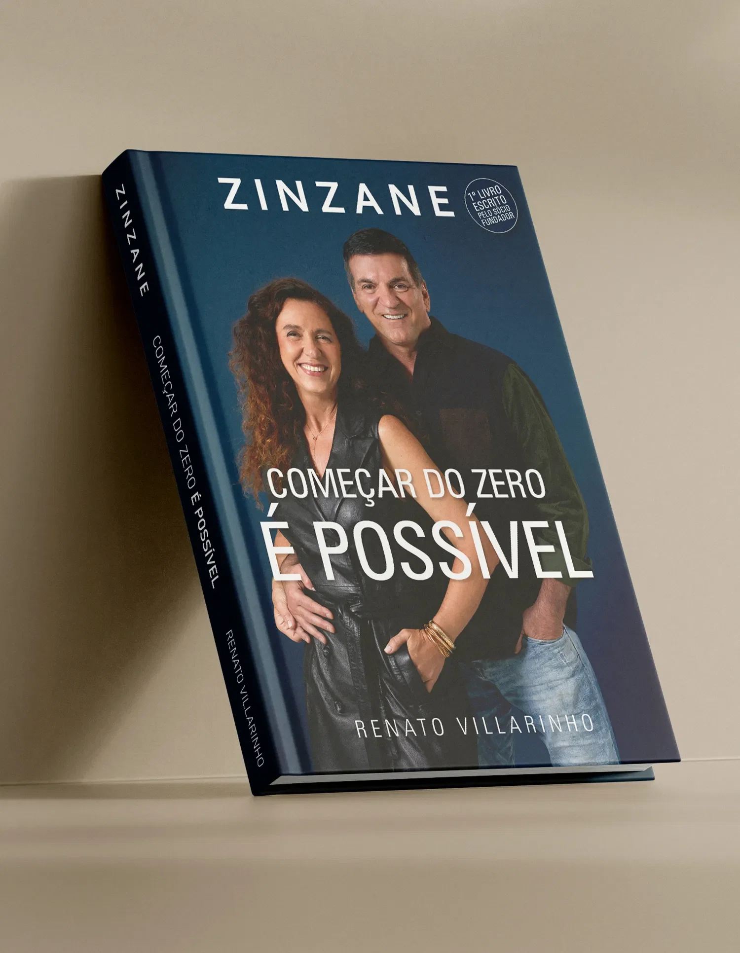 Livro ZINZANE - Começar do Zero é Possível - Por Renato Villarinho - Preto — imagem 1