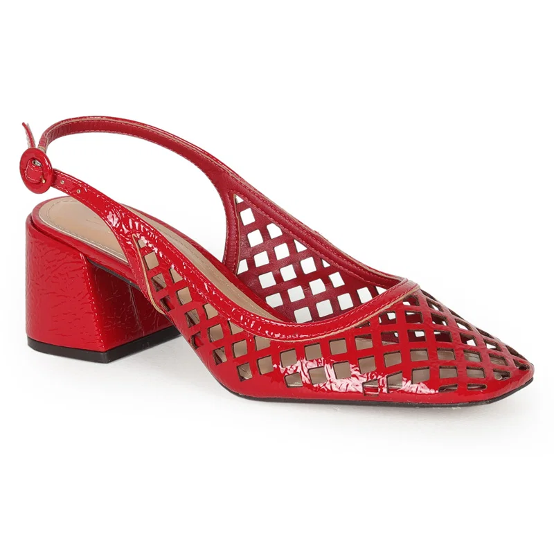 Slingback Vazado Laser 6cm
