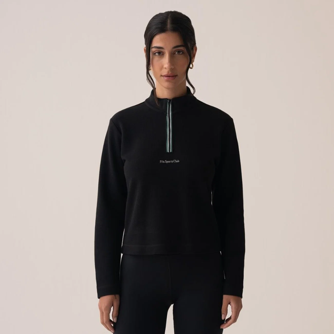 Blusa Manga Longa Fila Regular Sport Club Feminina