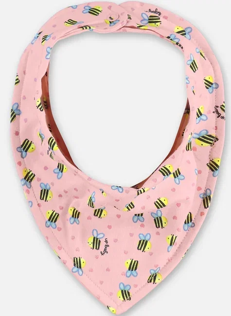 Babador em Suedine Essentials para Bebê Menina (Rosa) Up Baby