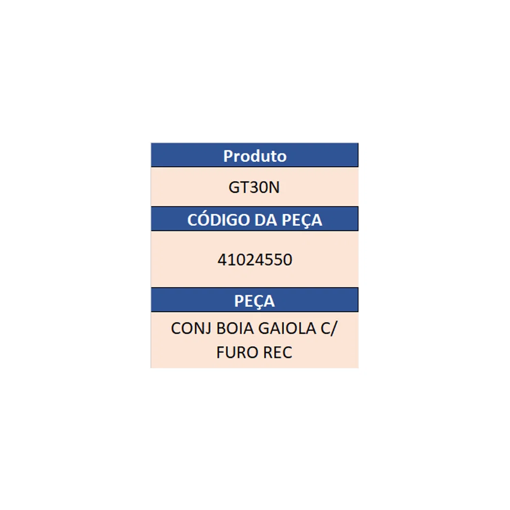 Conj Boia Gaiola C/ Furo Rec