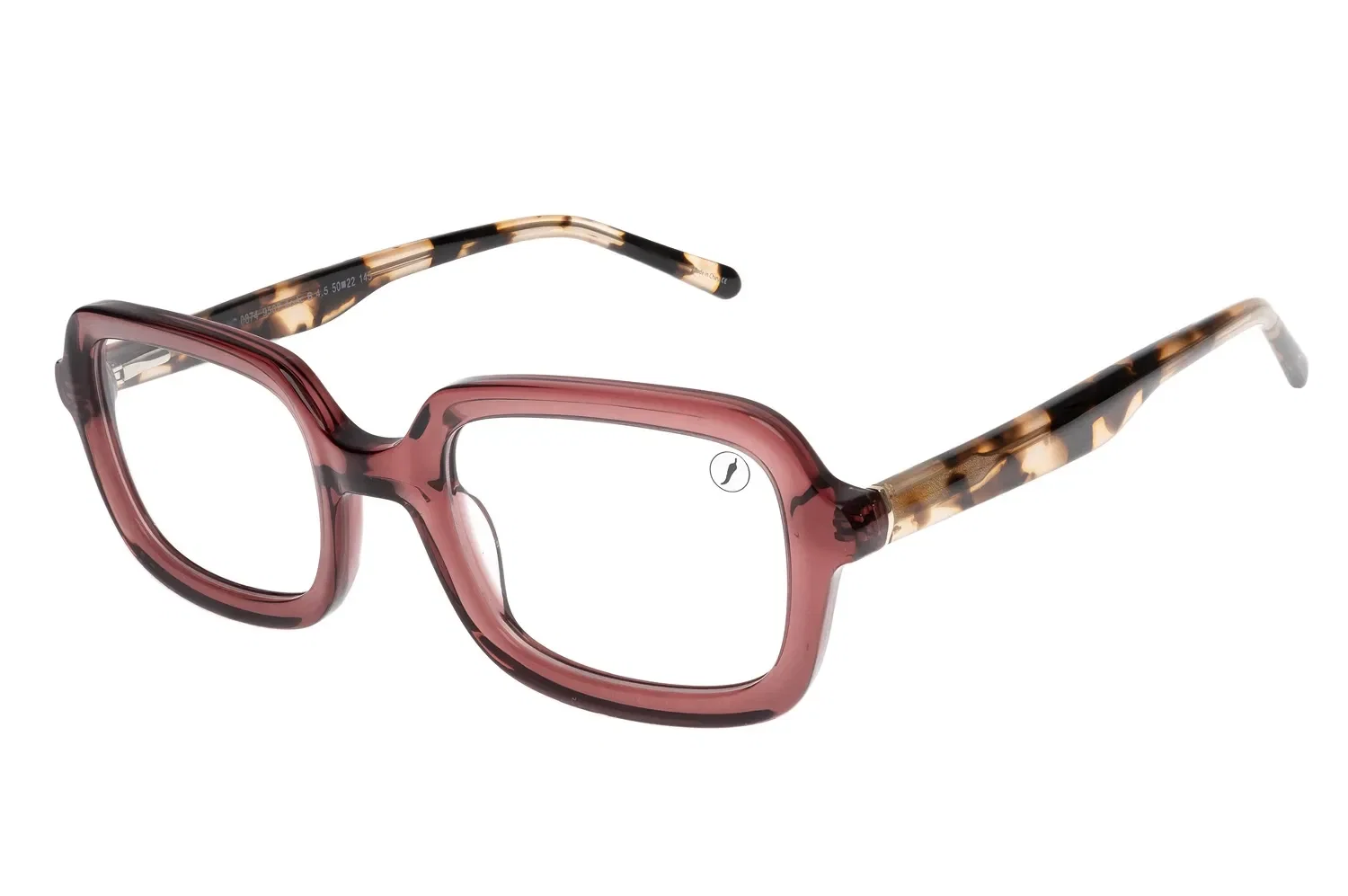 Armação Para Óculos de Grau Feminino Chilli Beans Quadrado Acetato Rosa