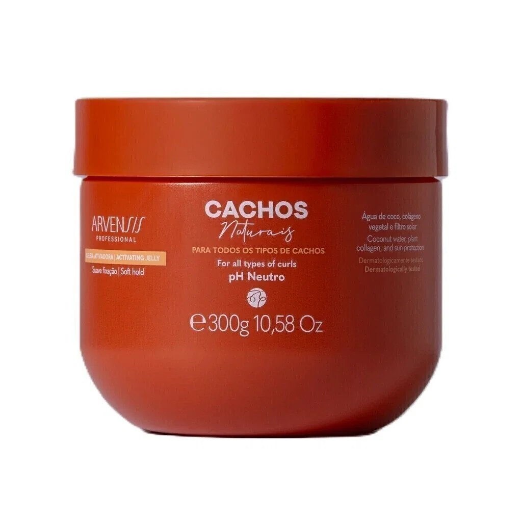 Geleia Ativadora Arvensis Cachos Naturais Suave Fixação 300g