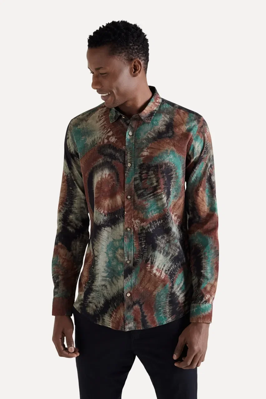 Camisa Estampada Tie Dye