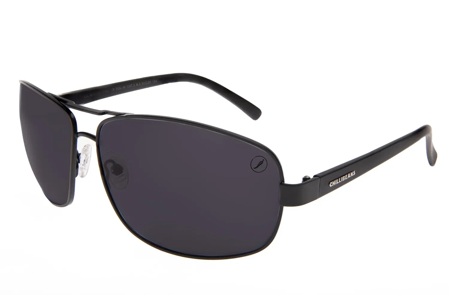 Óculos de Sol Masculino Chilli Beans Clássicos Executivo Preto — imagem 1