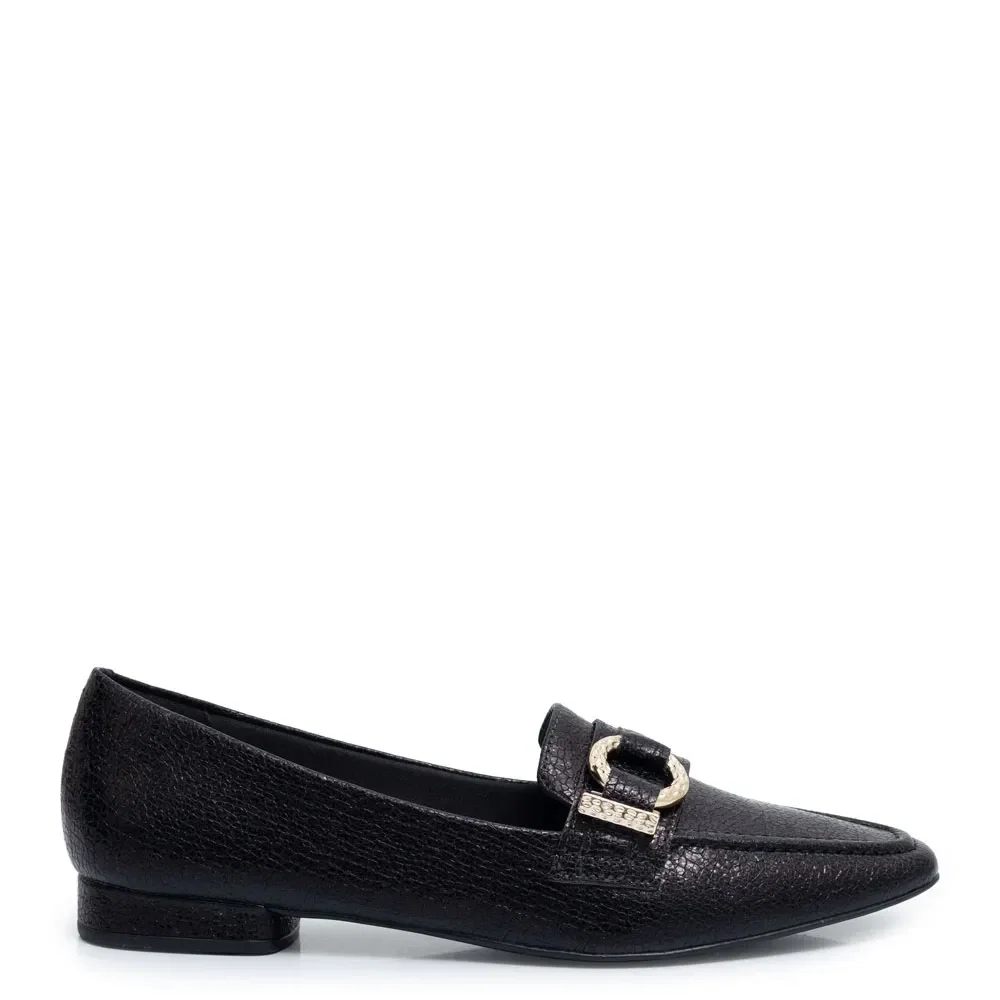 Mocassim Preto Argola