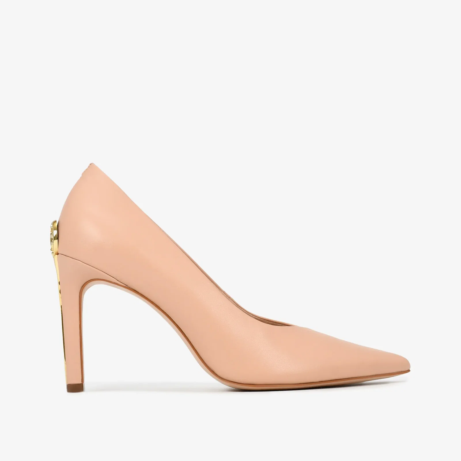 Scarpin Salto Alto Mandala JB Nude Couro — imagem 1