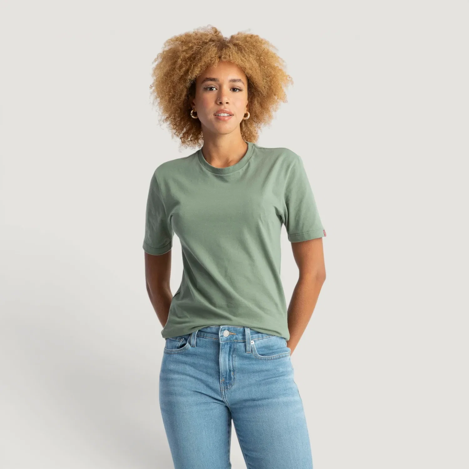 Camiseta Levi's® Slim Tab Verde