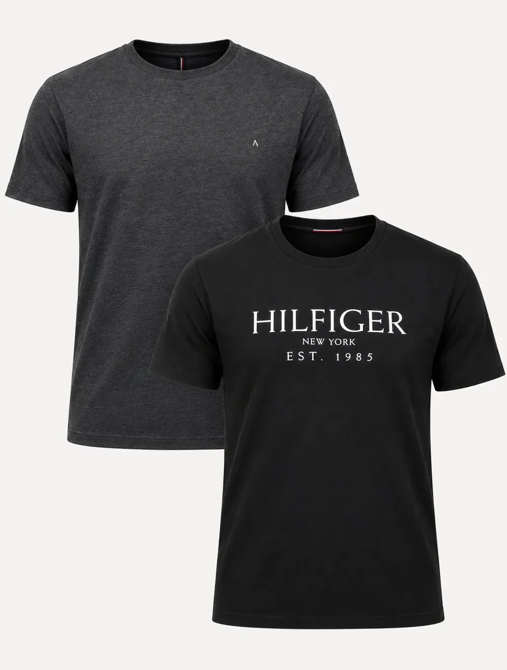 Kit Camisetas Aramis / Tommy Hilfiger | Grafite Mescla / Preta