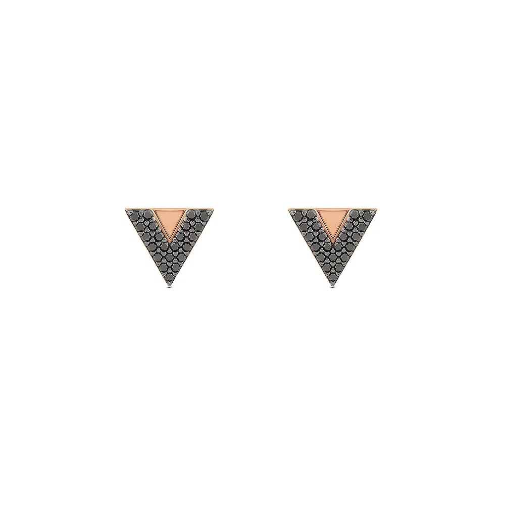Brinco Vivara em Ouro Vivara 18k com Diamantes Negros — imagem 1
