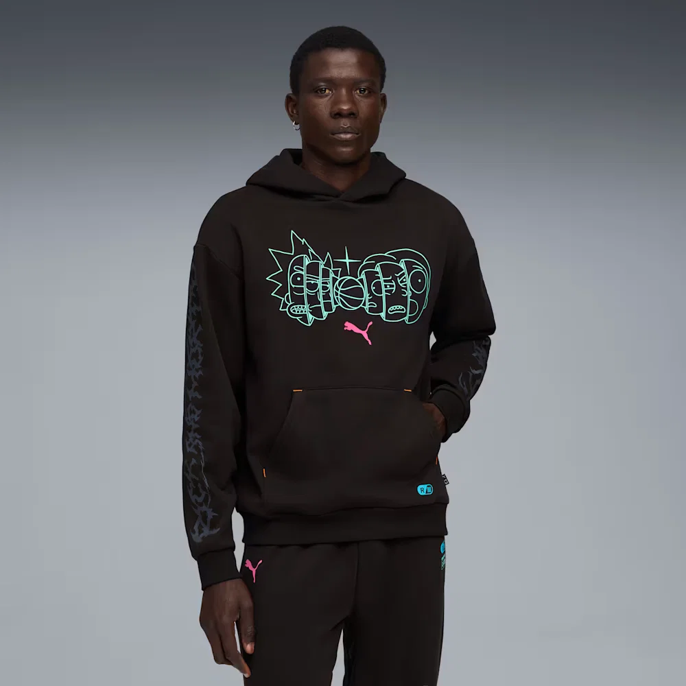 Moletom com Capuz Puma x RICK AND MORTY Masculino — imagem 1