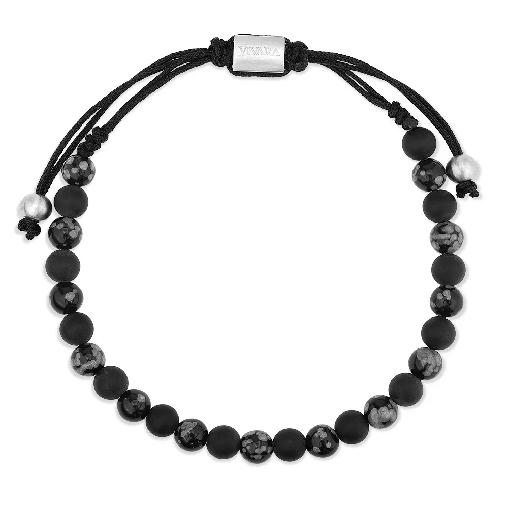 Pulseira Life Shambala Masculina Preta