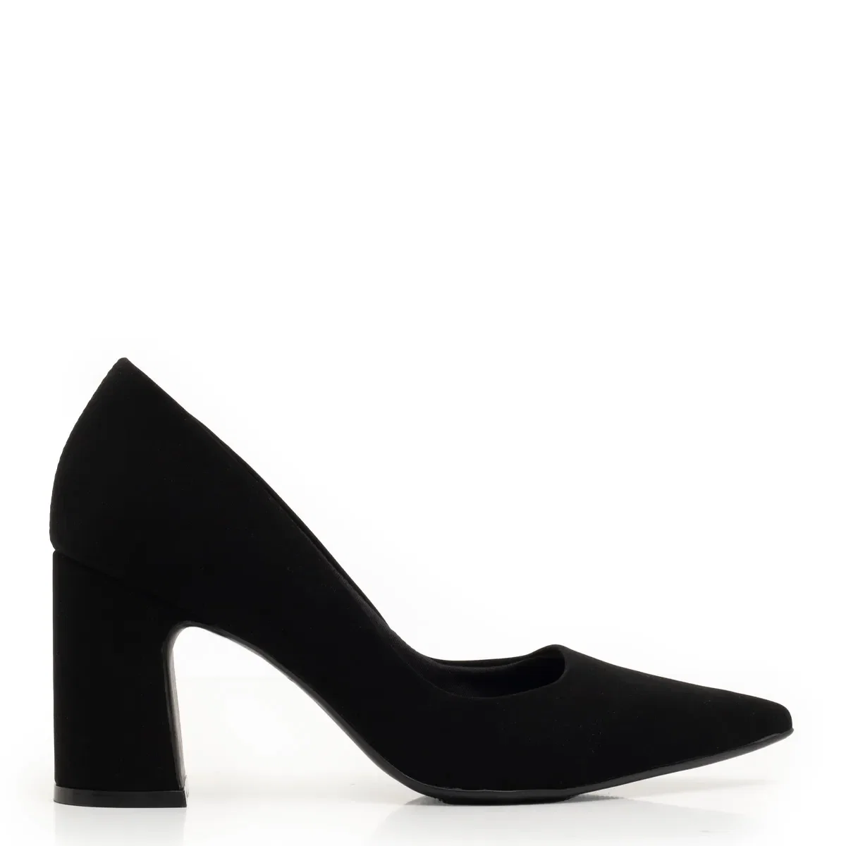 Scarpin Salto Bloco Preto