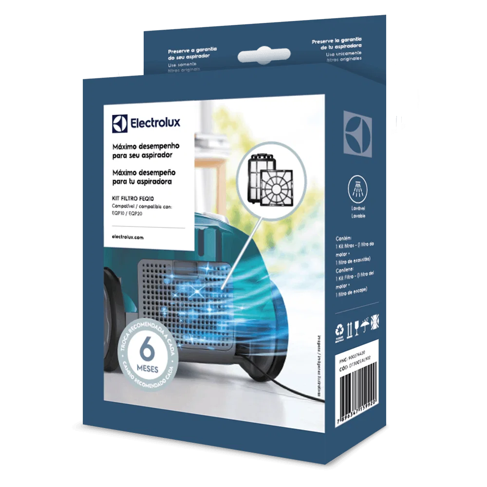 KIT FILTROS PARA ASPIRADOR EQUIPT EQP20 / EQP10 (FEQ10) Electrolux — imagem 1