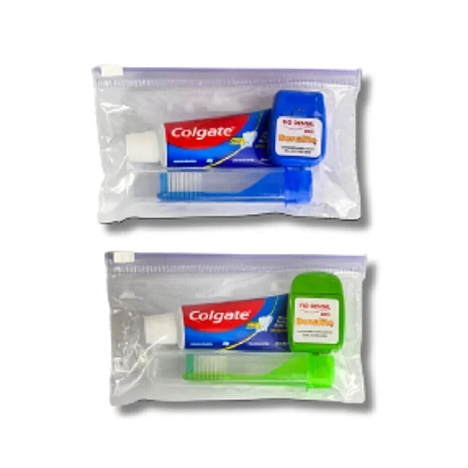 Kit Higiene Bucal para Viagem com Estojo Zipado Bonalito