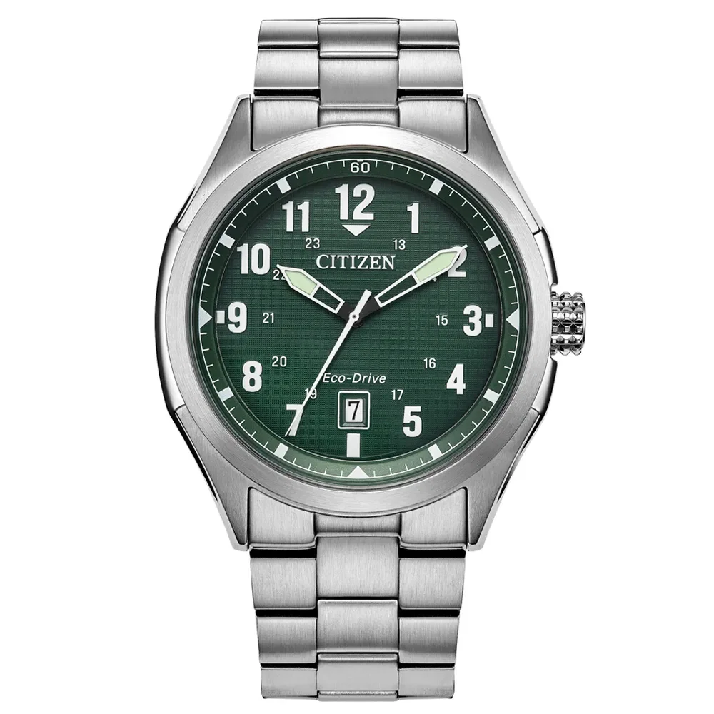 Relógio Citizen Terra Force Masculino em Aço Prateado AW1890-51XN — imagem 1