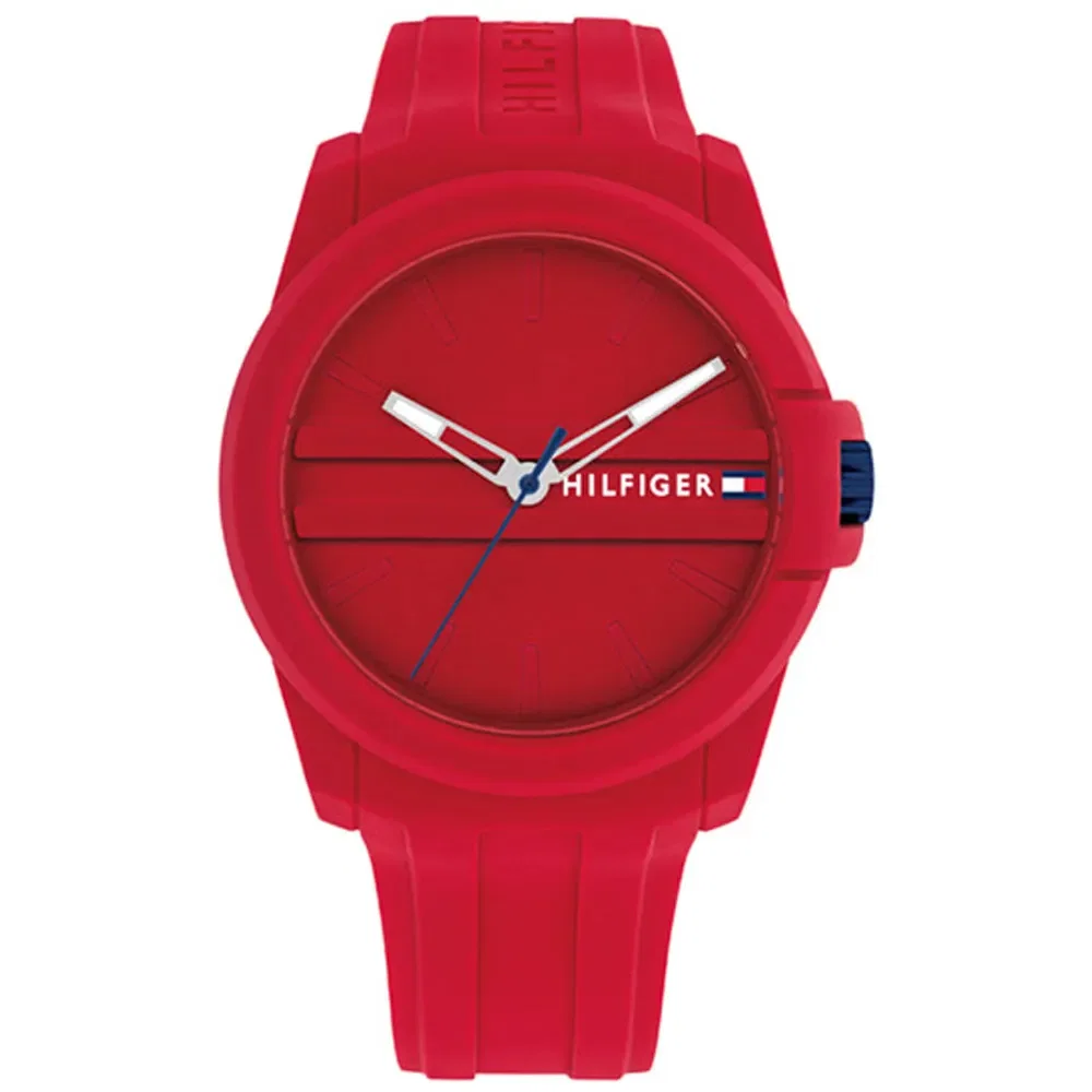 Relógio Tommy Hilfiger Masculino Borracha Vermelho 1710598