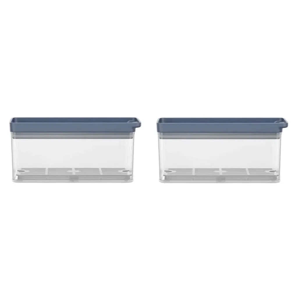 Kit 2 Organizadores de Geladeira Electrolux Experience com Escorredor 1,5L