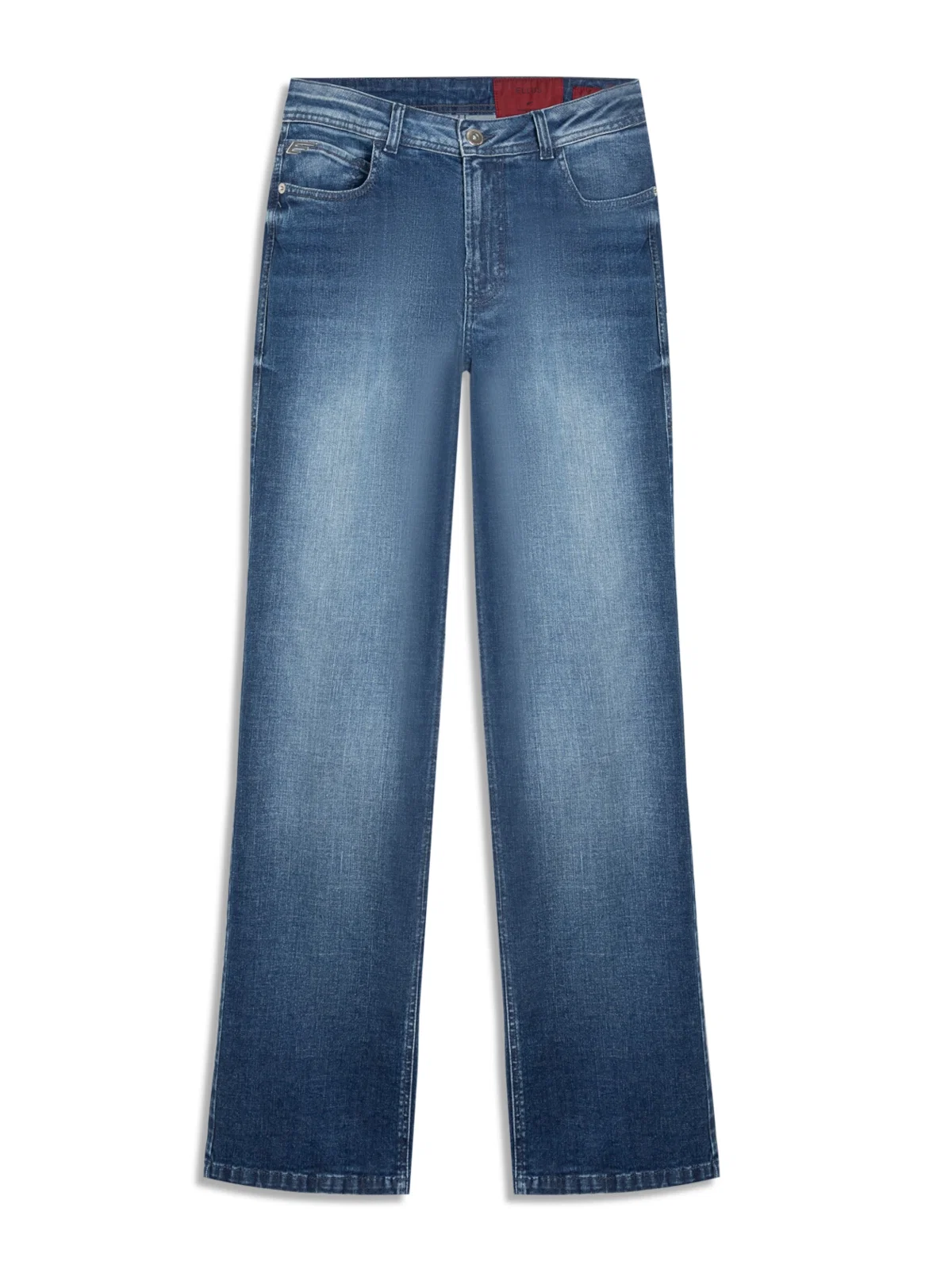 Calça Indigo Stretch Reta Lav.Escuro