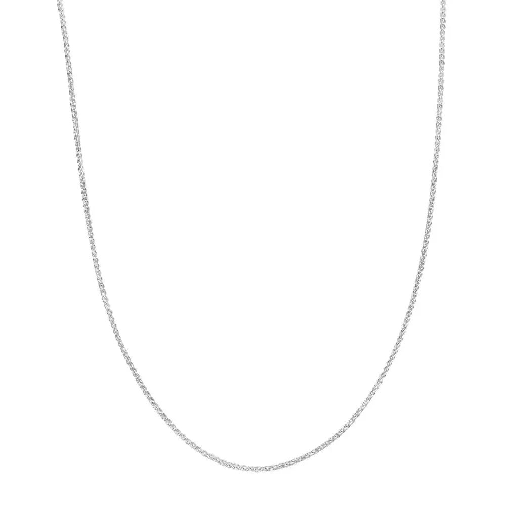 Corrente Life Espiga em Prata 925, 60cm — imagem 1