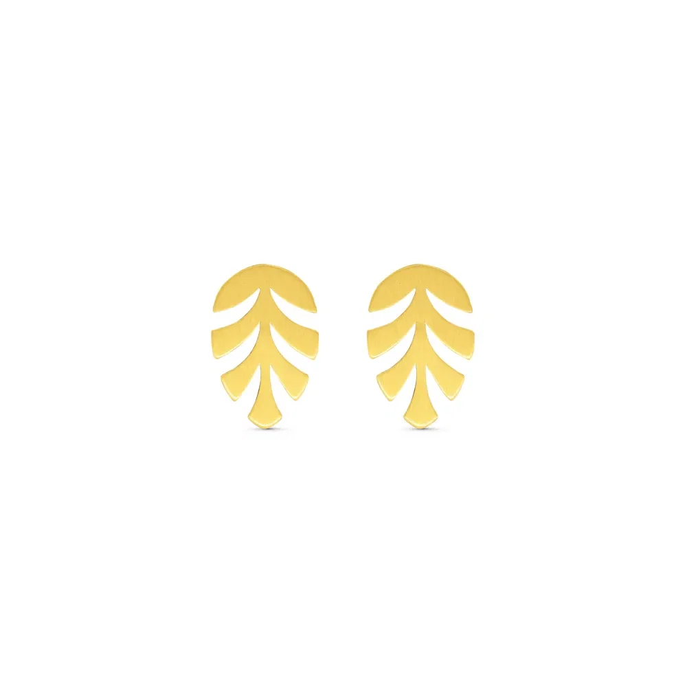 Brinco Gold Palm em Ouro Amarelo 18k — imagem 1