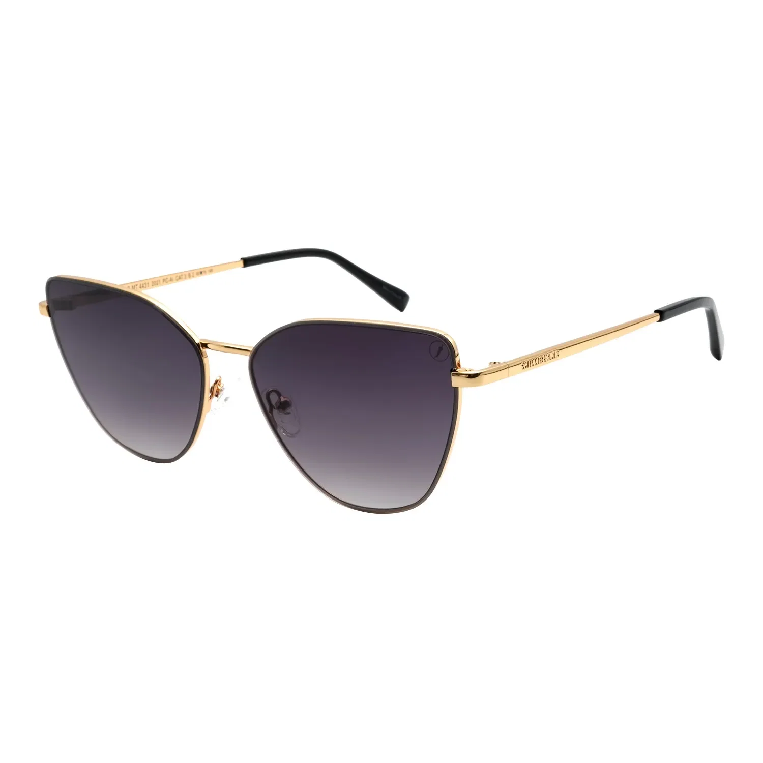 Óculos de Sol Feminino Chilli Beans Quadrado Degradê Dourado — imagem 1