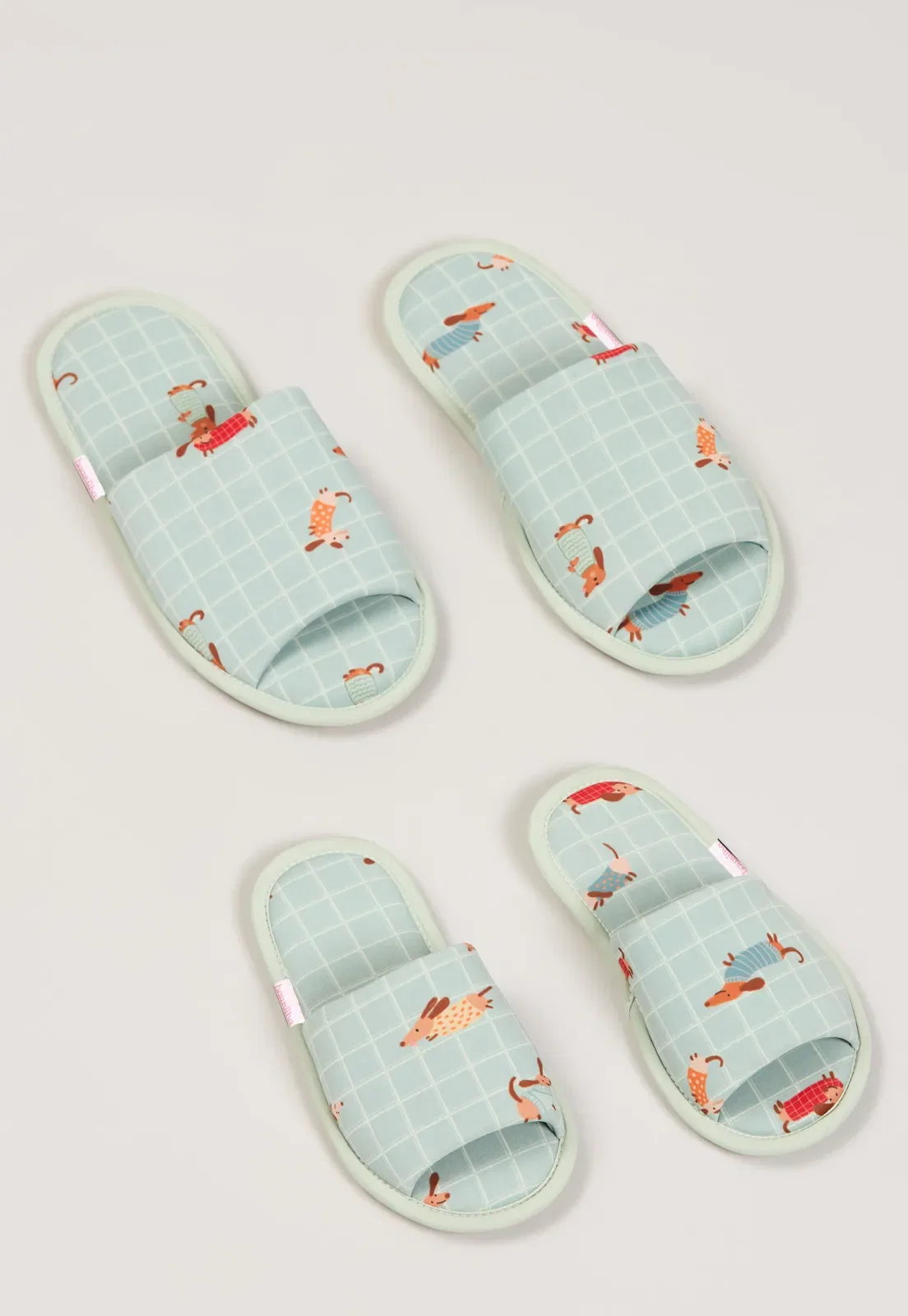 Pantufa Infantil Aberta de Microfibra Baunilha