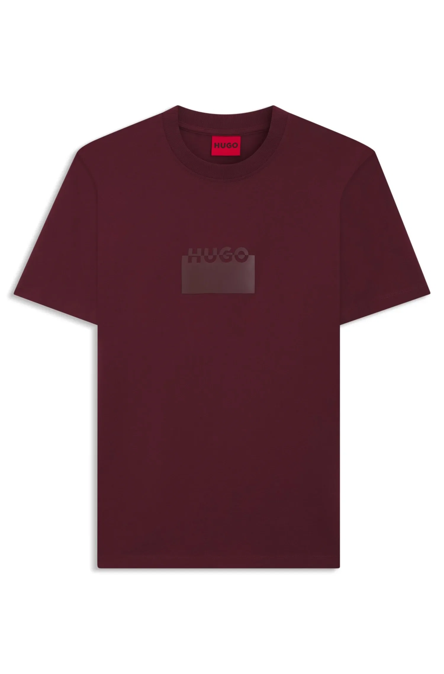 Camiseta De Algodão Com Logo Estampado Em Borracha — imagem 1