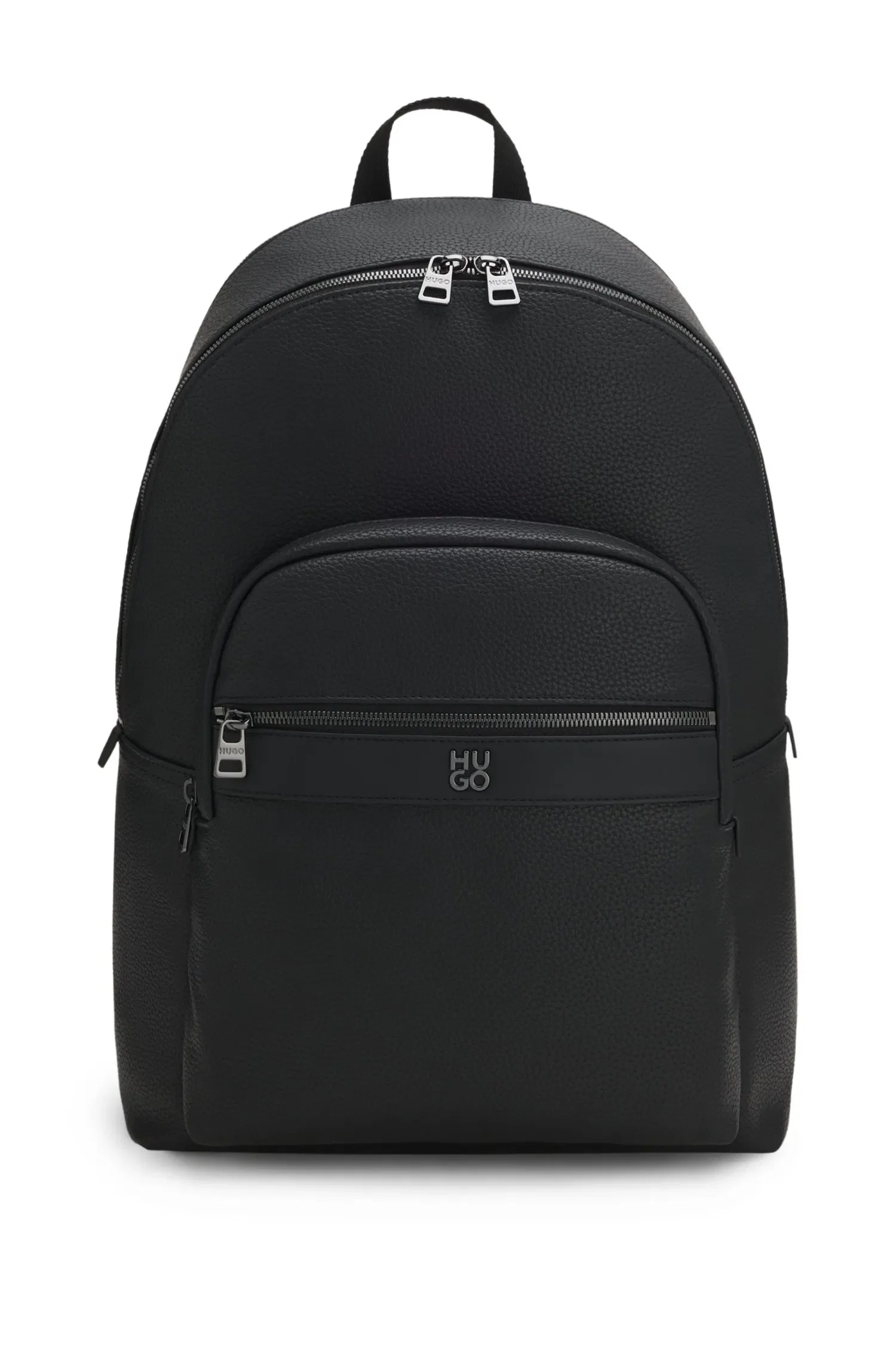 Mochila De Material Sintético Texturizado Com Logo