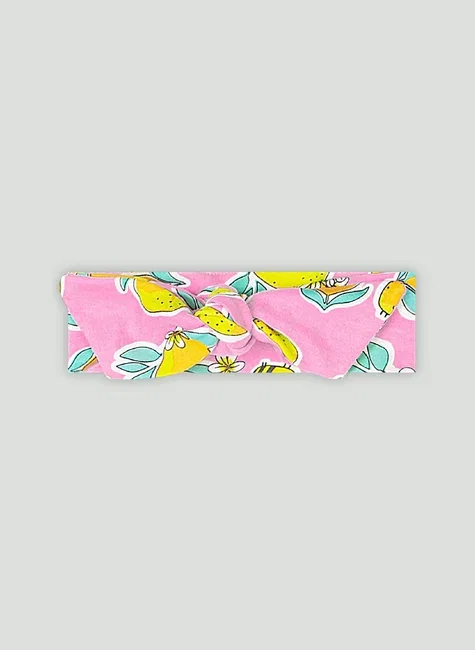 Faixa de Cabelo Essentials em Suedine para Menina (Rosa) Up Baby