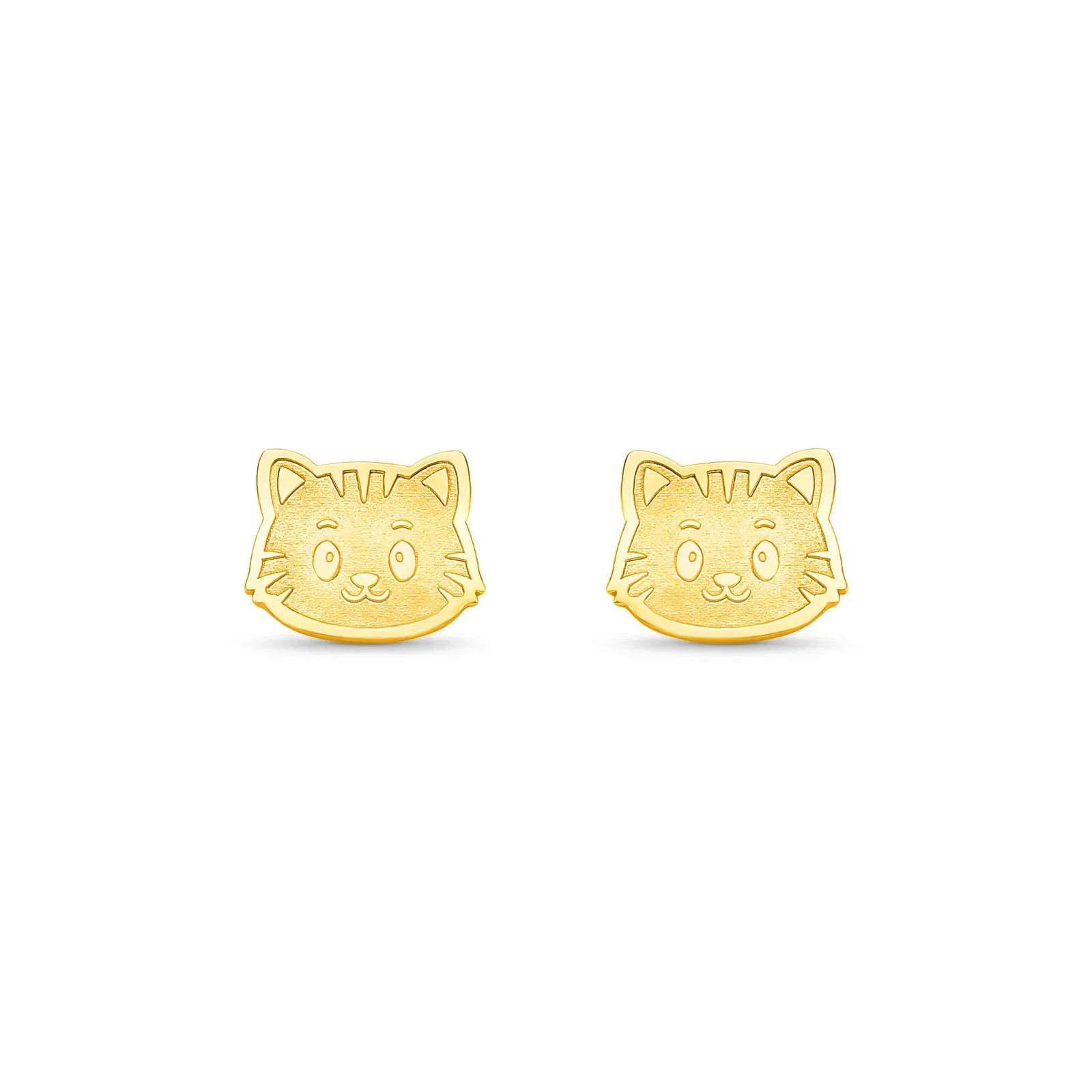Brinco Baby Gato em Ouro Amarelo 18k — imagem 1