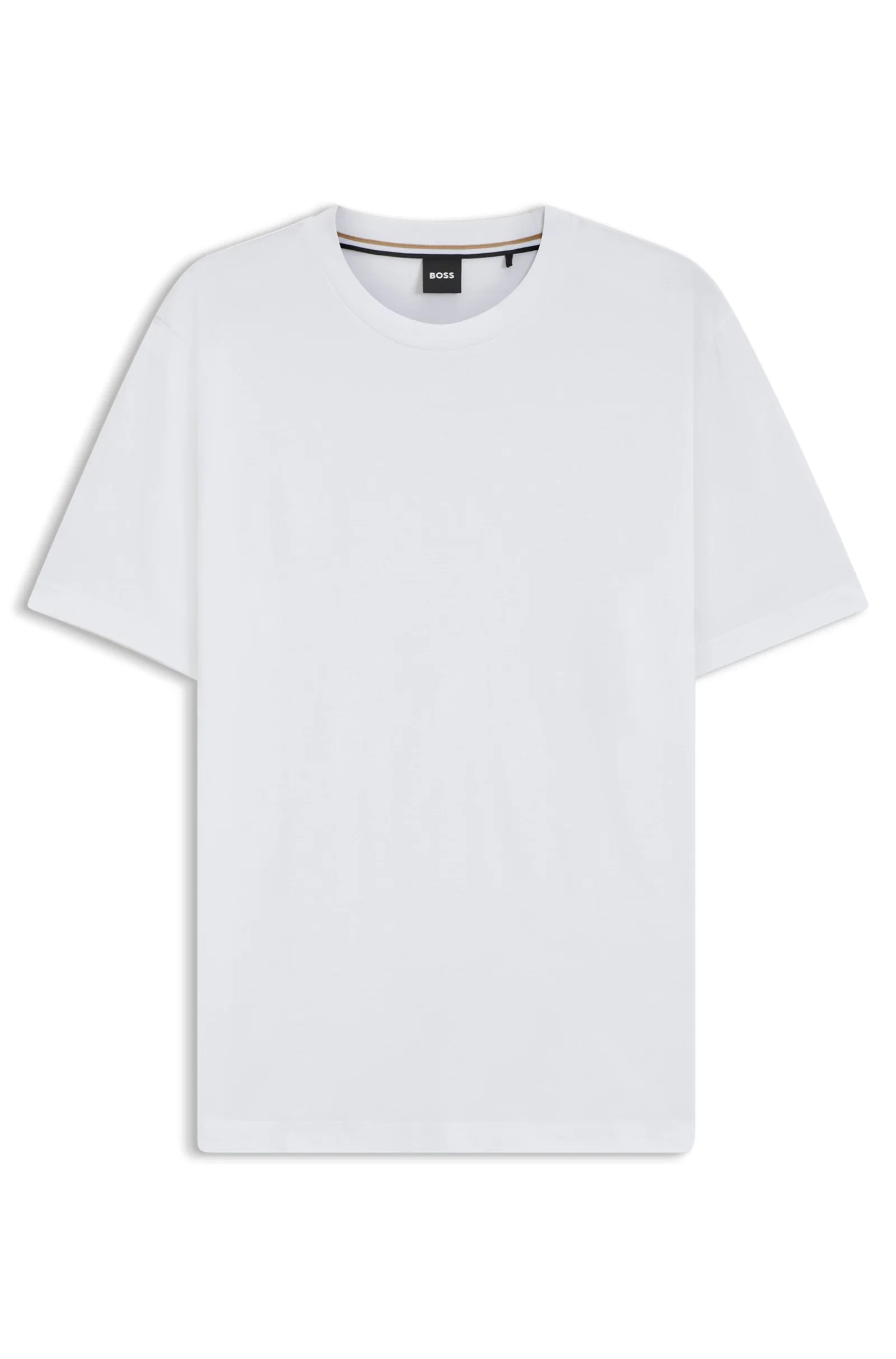 Camiseta Regular Fit Em Jersey De Algodão