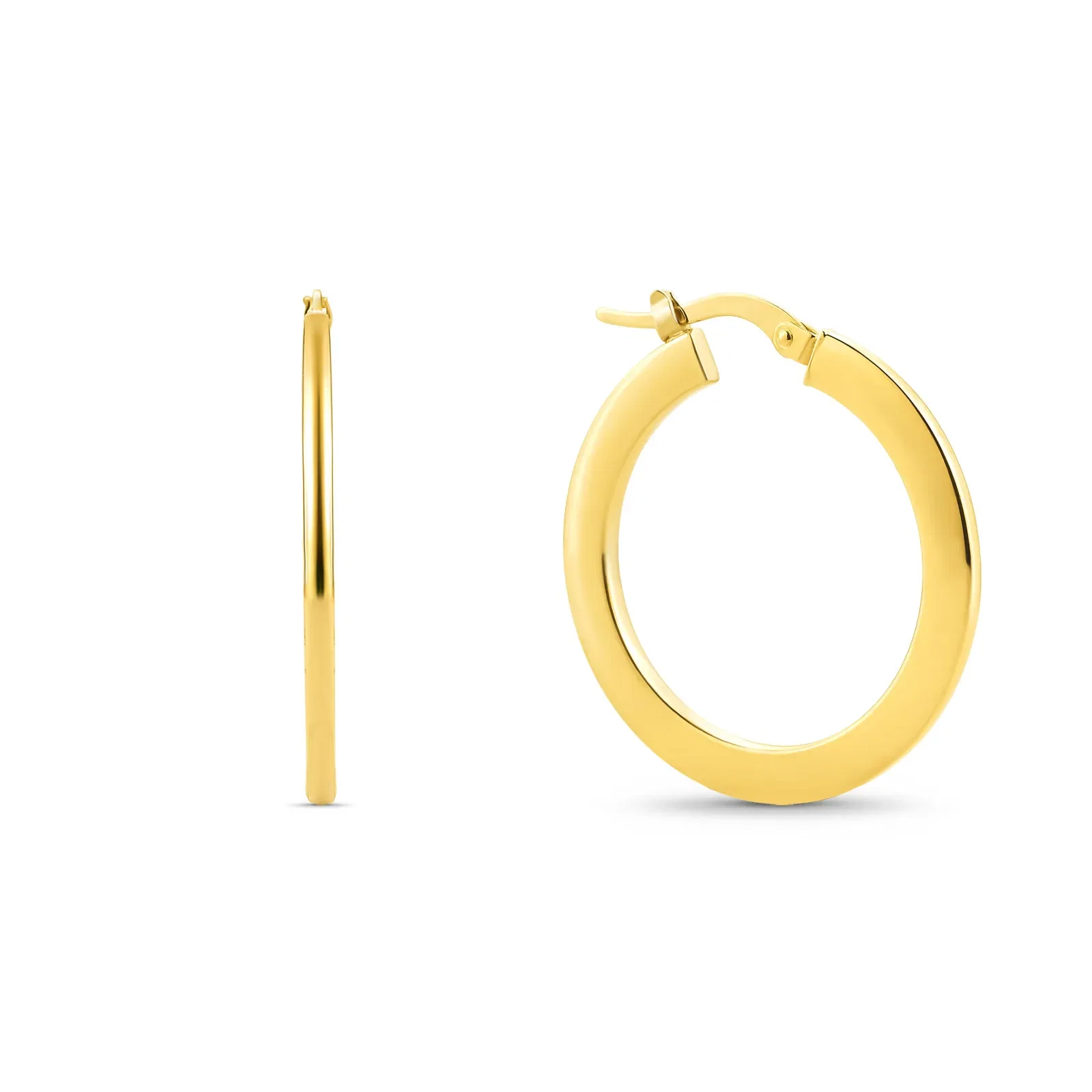 Argola Oca em Ouro Amarelo 18k, 20mm — imagem 1