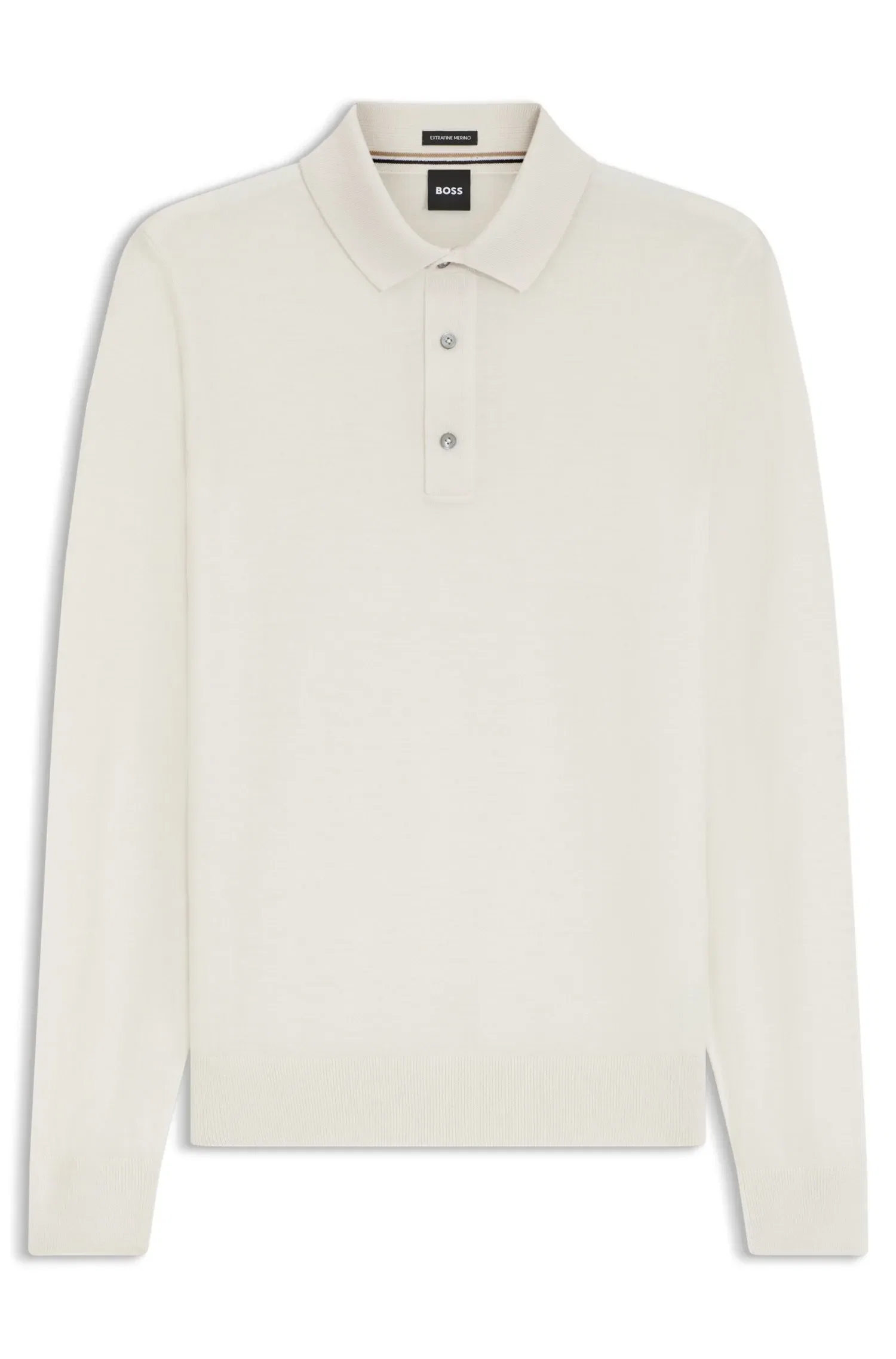 Polo De Malha Regular-Fit Em Lã — imagem 1