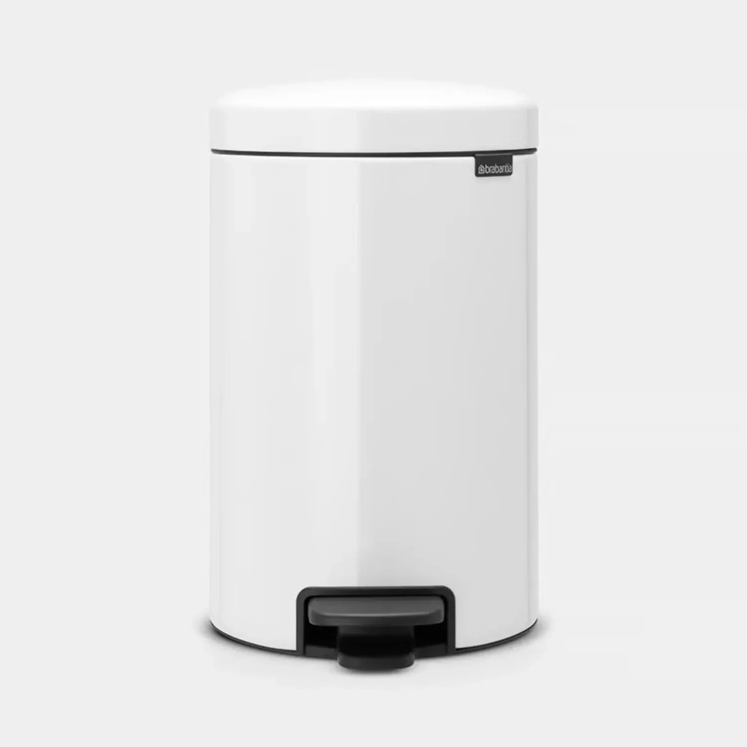 Lixeira em Aço 12 Litros New Icon Brabantia Branca — imagem 1