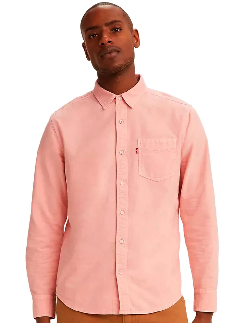 Camisa Levis Masculina Sunset One Pocket Rosa