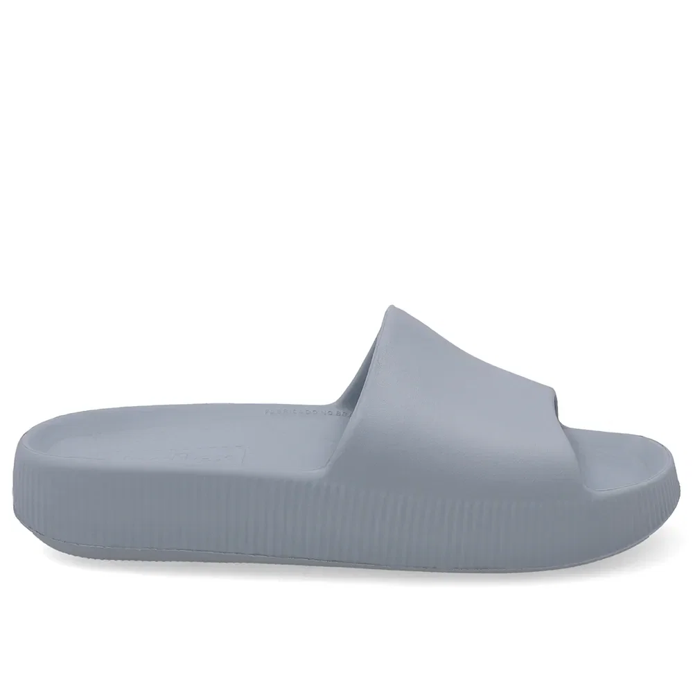 Chinelo Slide Azul Claro Poofy Plataforma Eva — imagem 1
