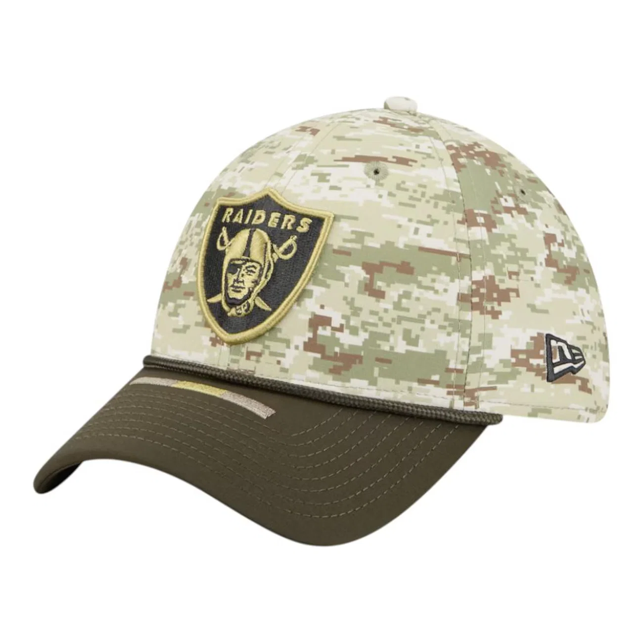 Boné New Era 3930 Las Vegas Raiders Camuflado — imagem 1