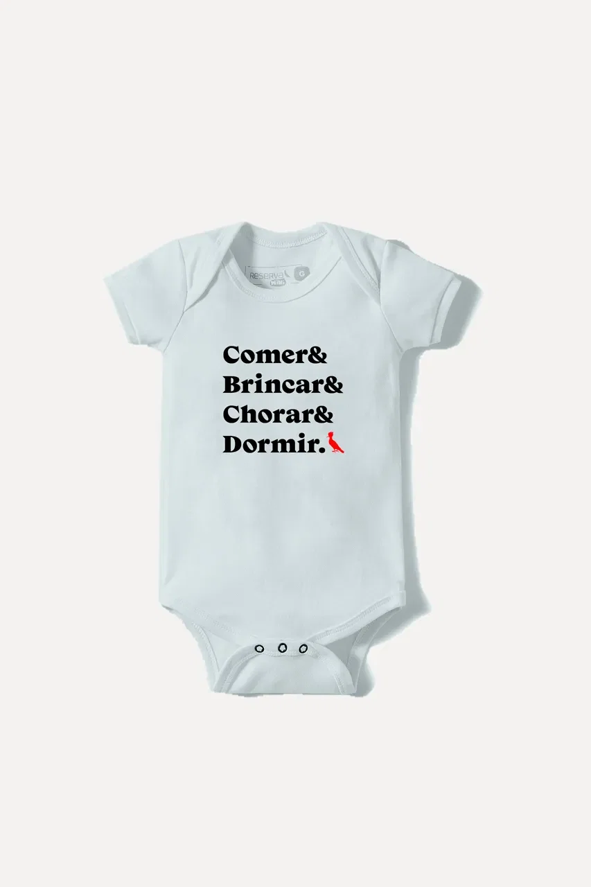Body RESERVA MINI Bebê Comer