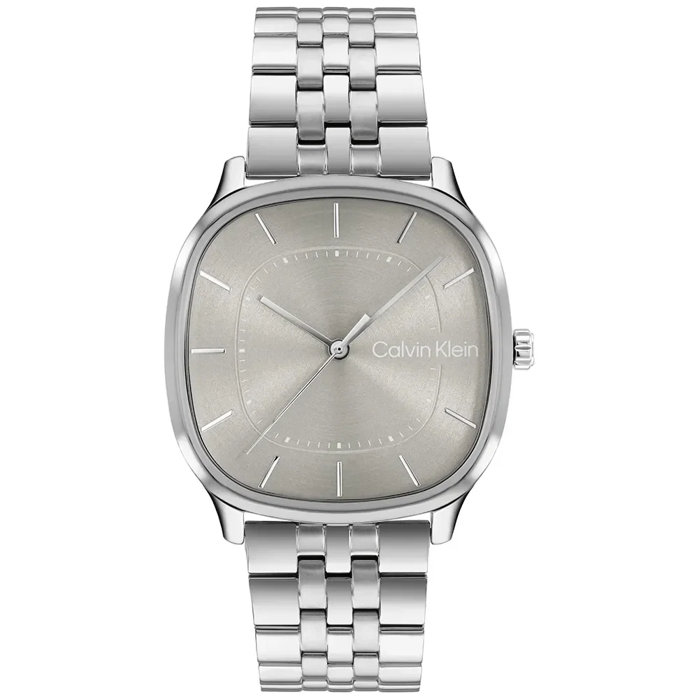 Relógio Calvin Klein CK Shape Masculino em Aço Prateado 25200581