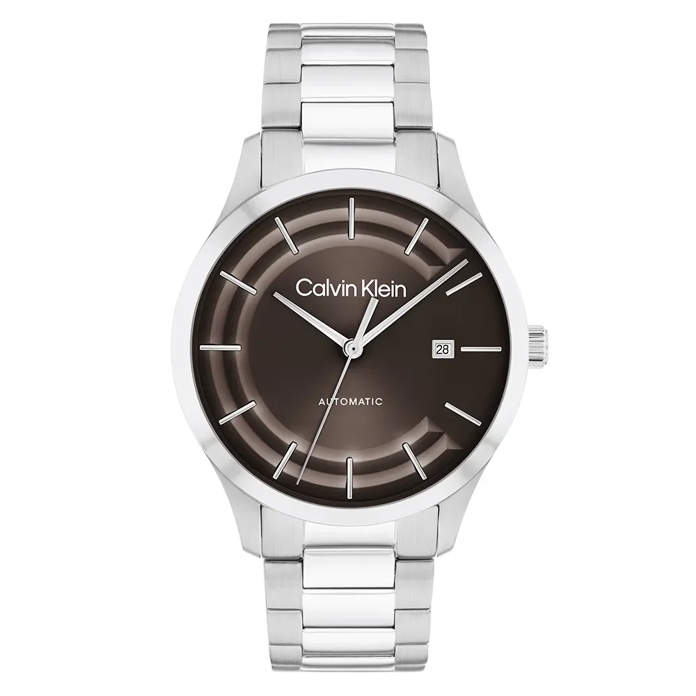 Relógio Calvin Klein Iconic Automático Masculino Marrom - 25300024