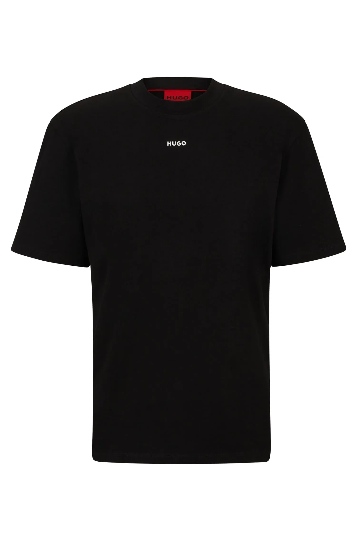 Camiseta Relaxed Fit Em Jersey De Algodão Com Logo Impresso — imagem 1