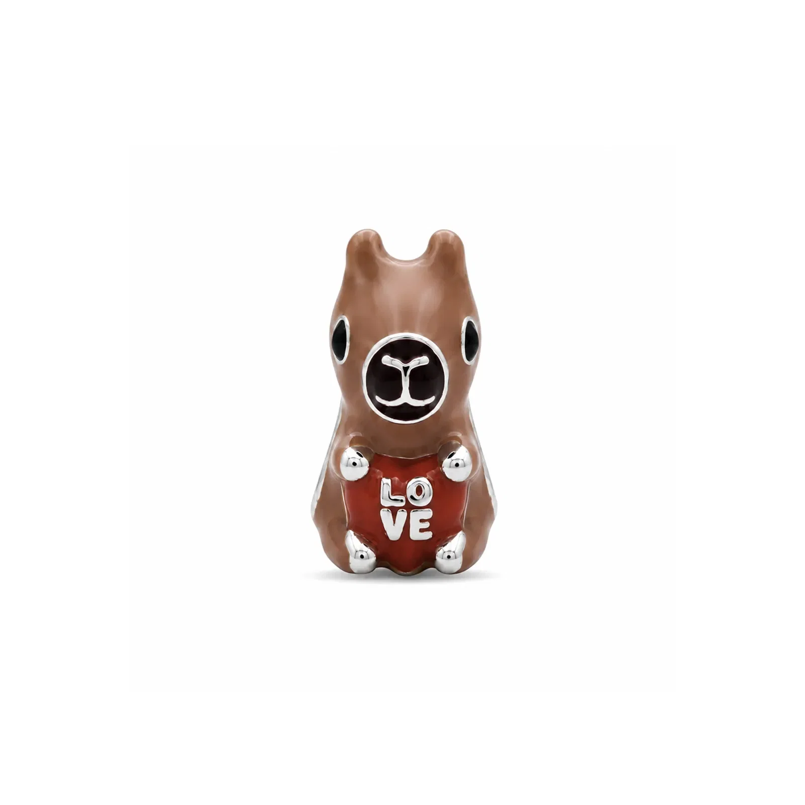 Pingente Life Capivara Love em Prata 925