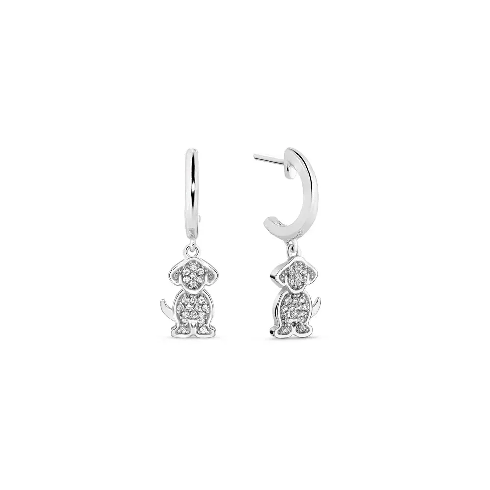 Argola Life Lili em Prata 925 Cravejado, 23,3mm — imagem 1