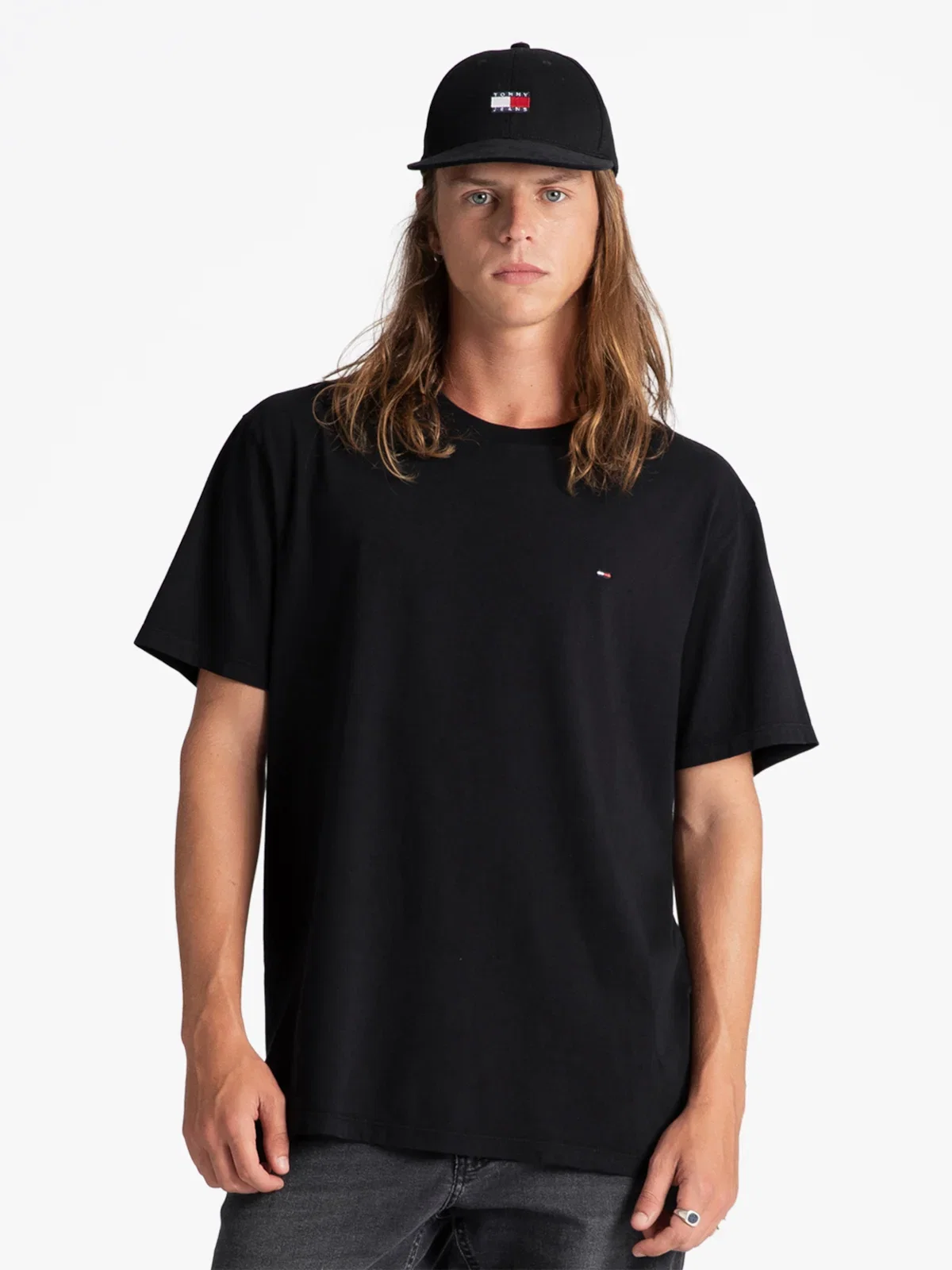 Camiseta Clássica Gola C TOMMY JEANS — imagem 1