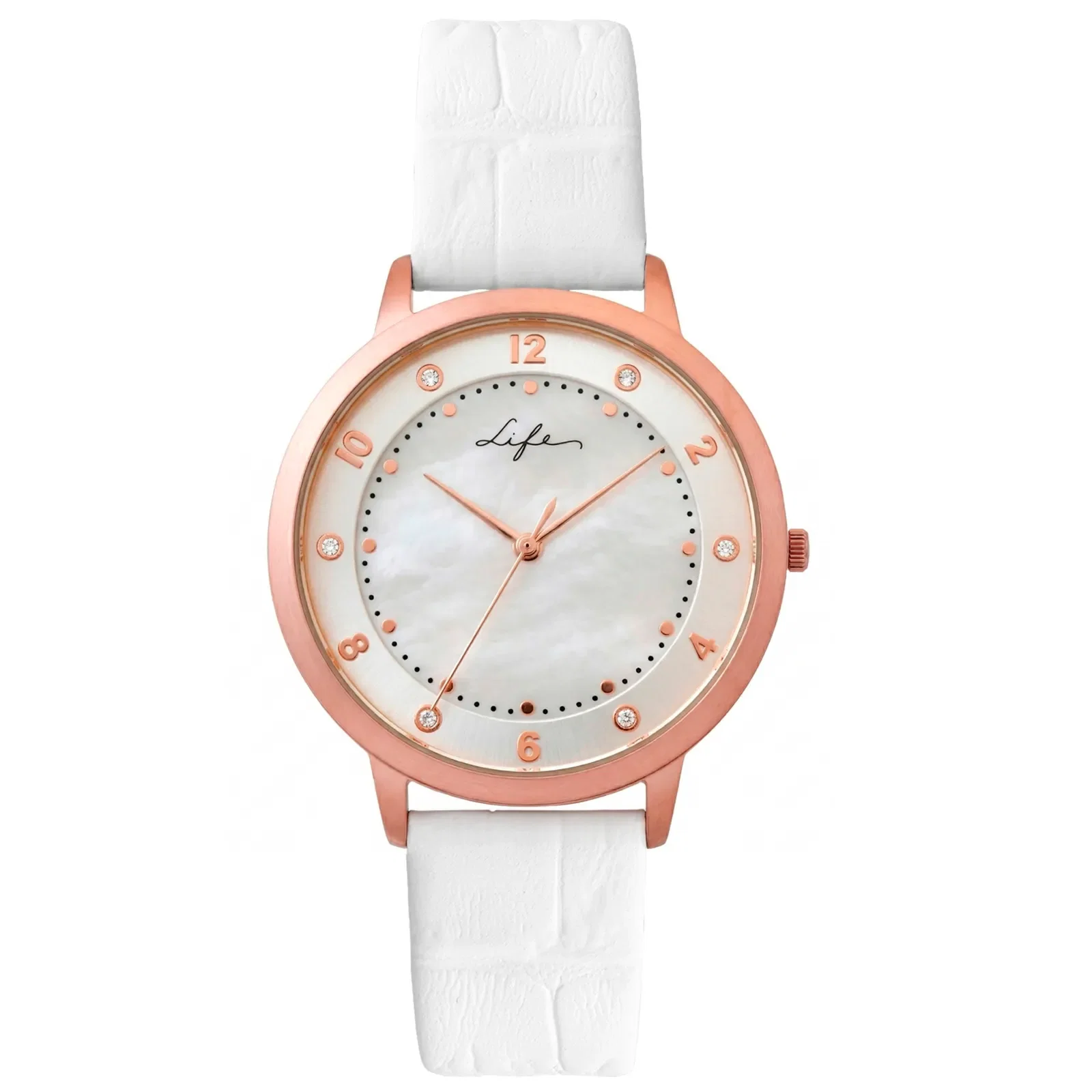 Relógio Life Feminino em Couro Branco