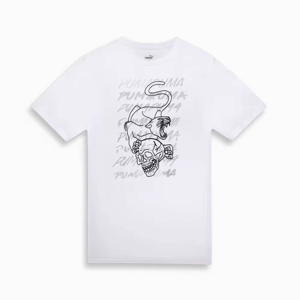 Camiseta Training Cat and Skull Masculina